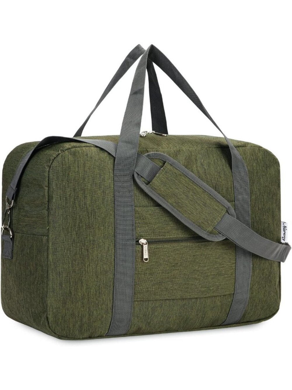 Foldable Travel Duffel Bag 30L Tote for Personal Item, Carry-On Luggage, Army